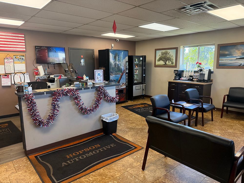 Inside of our auto repair shop located in Waukesha, WI | Hopson Automotive