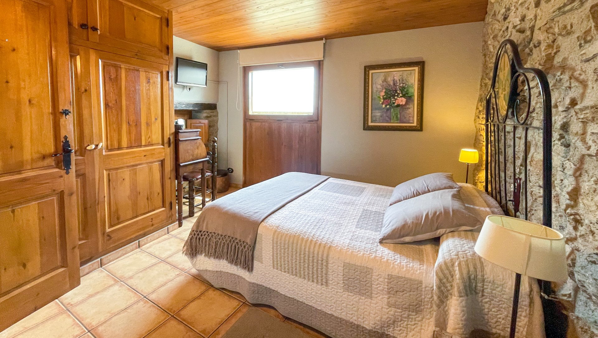 El graner Habitació El graner de la casa rural Cal Serni