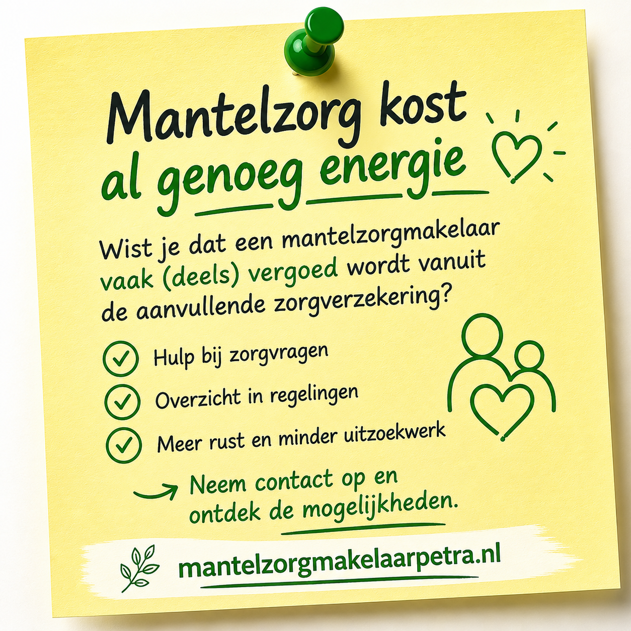 vergoeding mantelzorgmakelaar petra