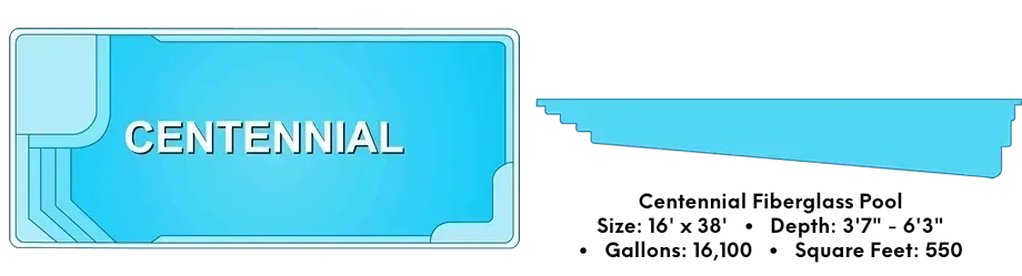 Centennial Fiberglass Pool
