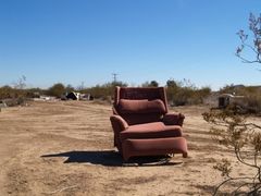 old sofa in the site