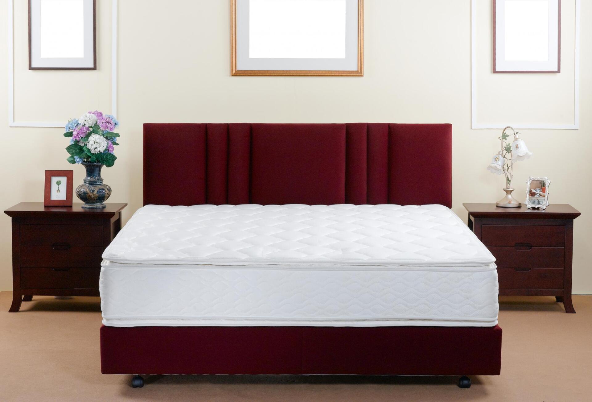newly installed mattress in the bedroom