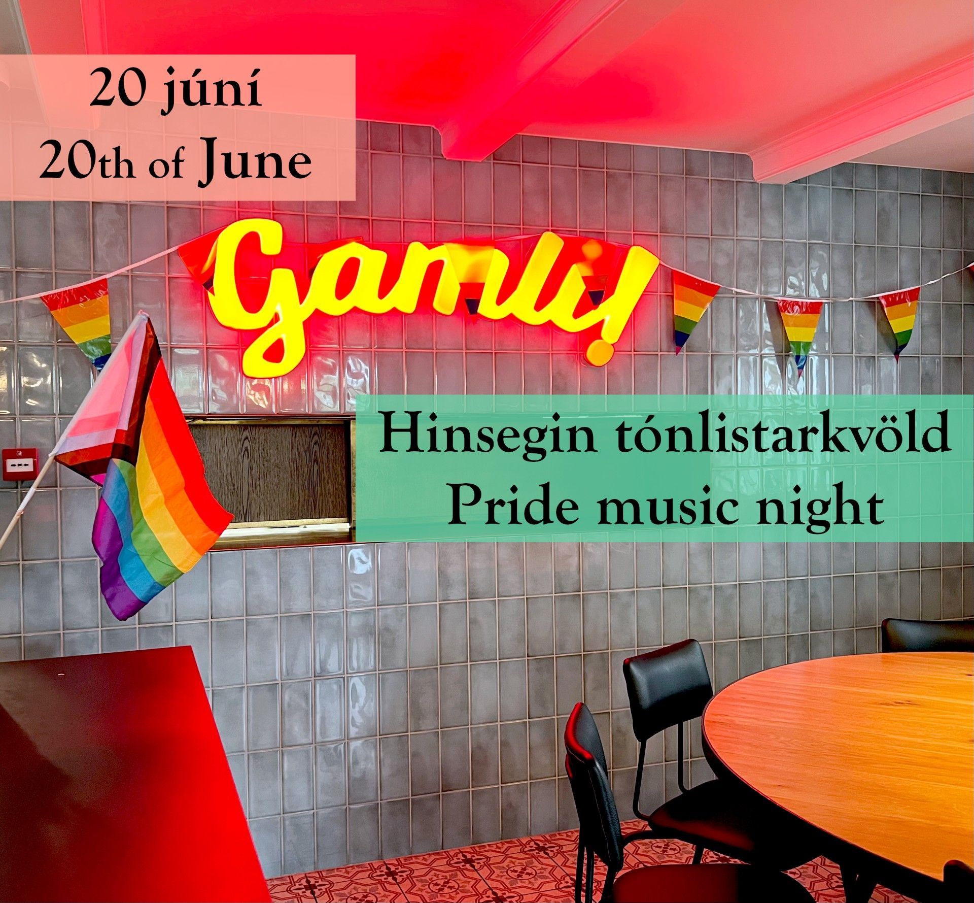 hinsegin tónlistarkvöld