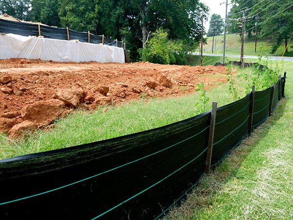 Silt Fence — Baldwin, GA — Foothills Land Design Silt Fence — Baldwin, GA — Foothills Land Design