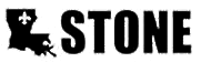 Logo with the outline of Louisiana and