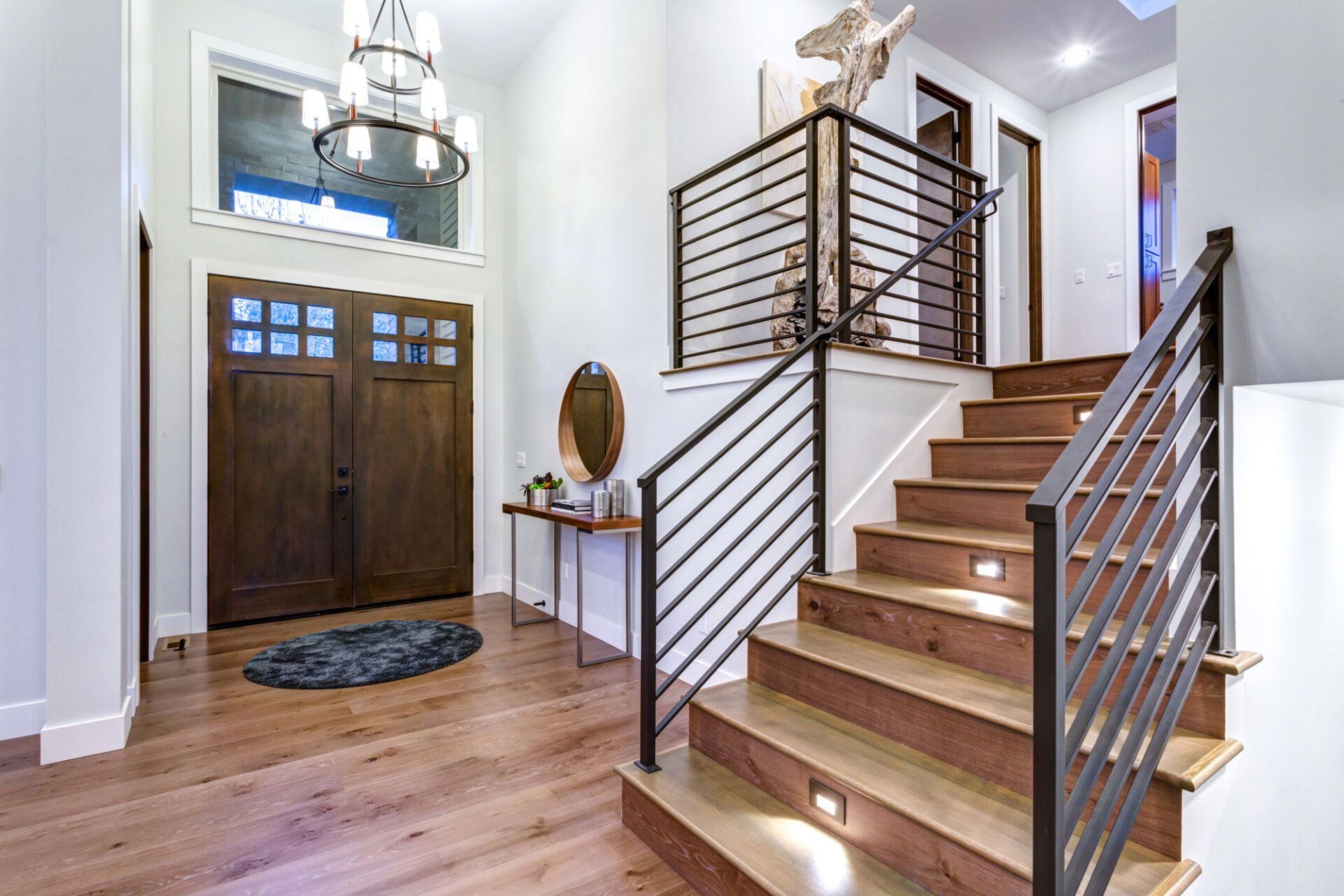 photo of a modern staircase