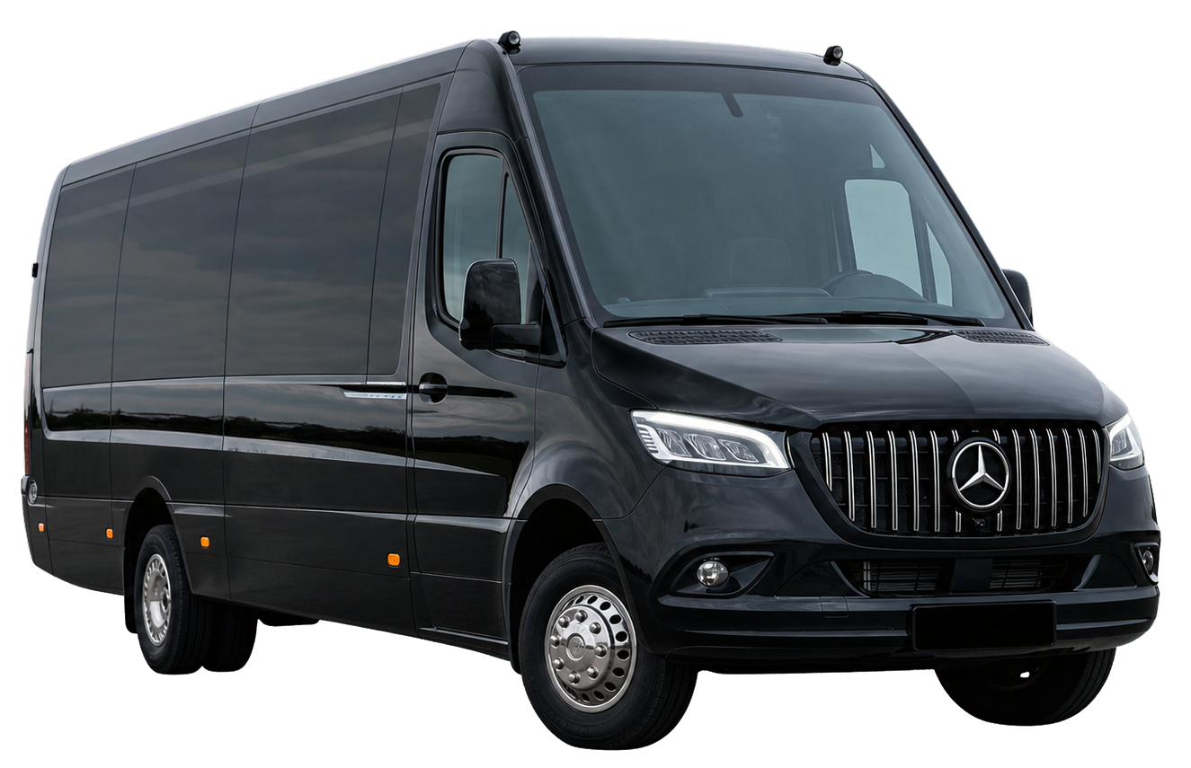 Mercedes S-Class Minibus Chauffeur Service Amsterdam, black color 2026 model
Long Wheelbase Limousine Service Amsterdam