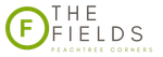 The Fields logo with green “F” in a circle and gray “THE FIELDS PEACHTREE CORNERS” text