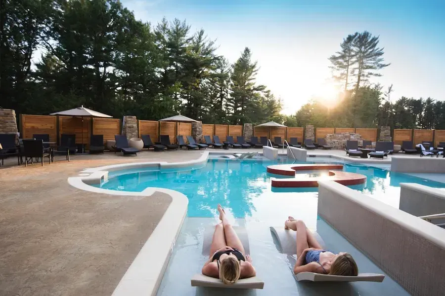 Outdoor pool at Sundara Inn and Spa
