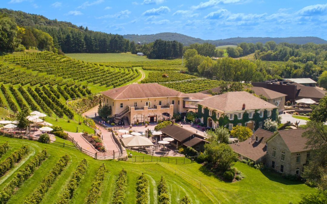 Wollersheim Winery and vineyard near Wisconsin Dells