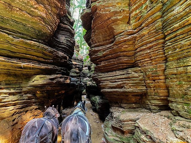 Lost Canyon horse ride tour in Wisconsin Dells