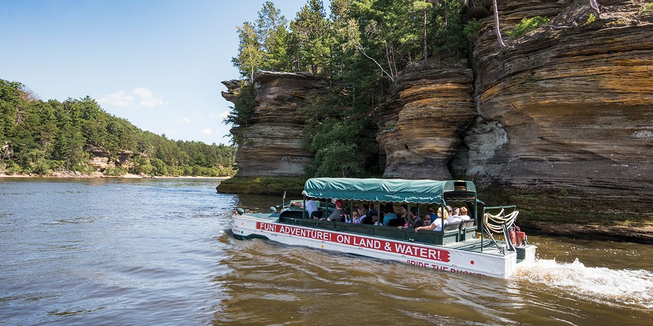Original Wisconsin Ducks attraction in Wisconsin Dells