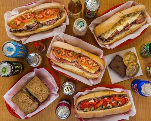 Hot Dogs and sandwiches at Hot Dog Avenue in Wisconsin Dells