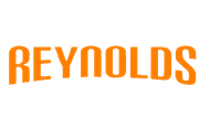 Reynolds logo in orange on a white background.
