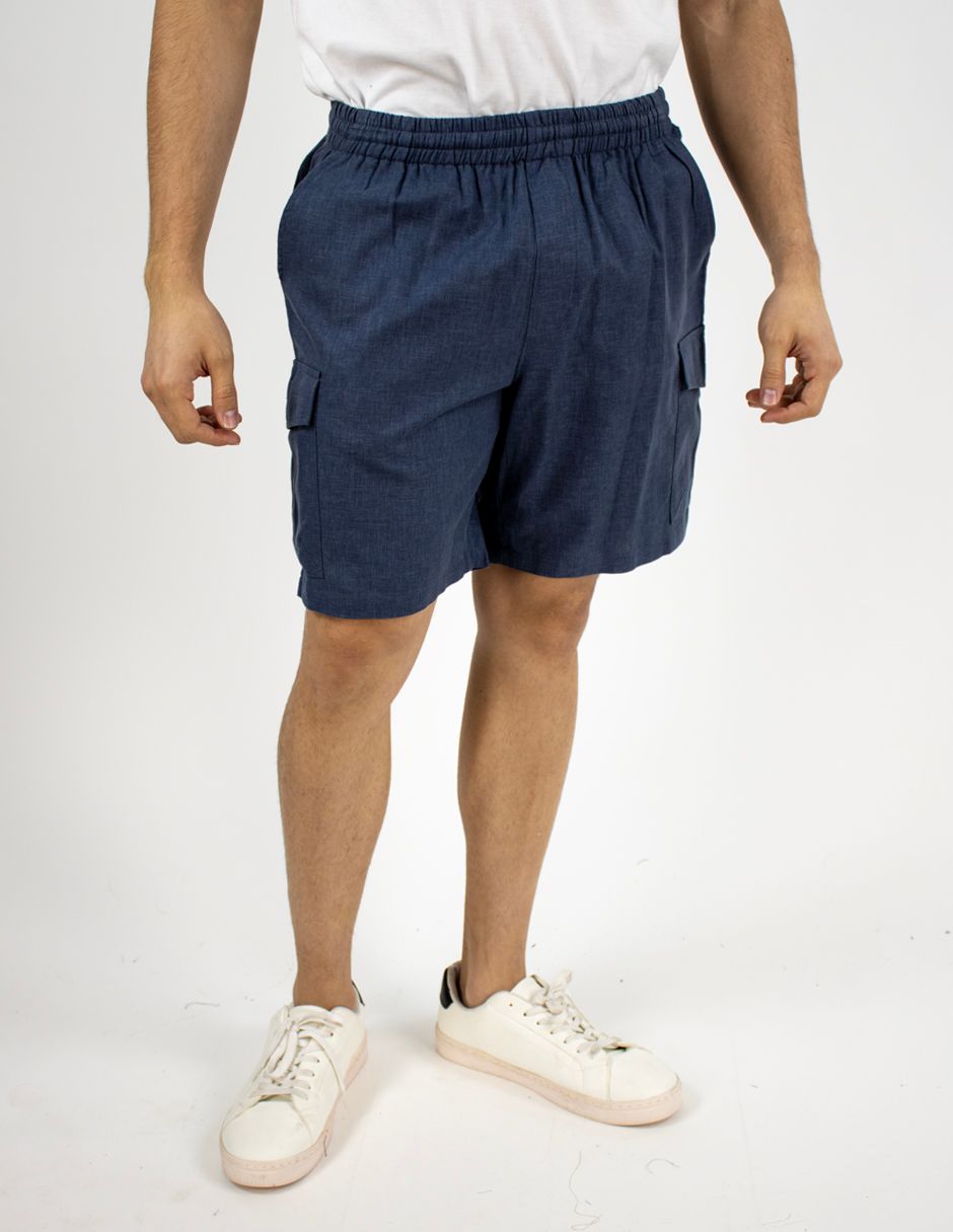 EXCLUSIVO SUBURBIA MAUIMARINO Bermudas Furor Cargo Regular Marino
