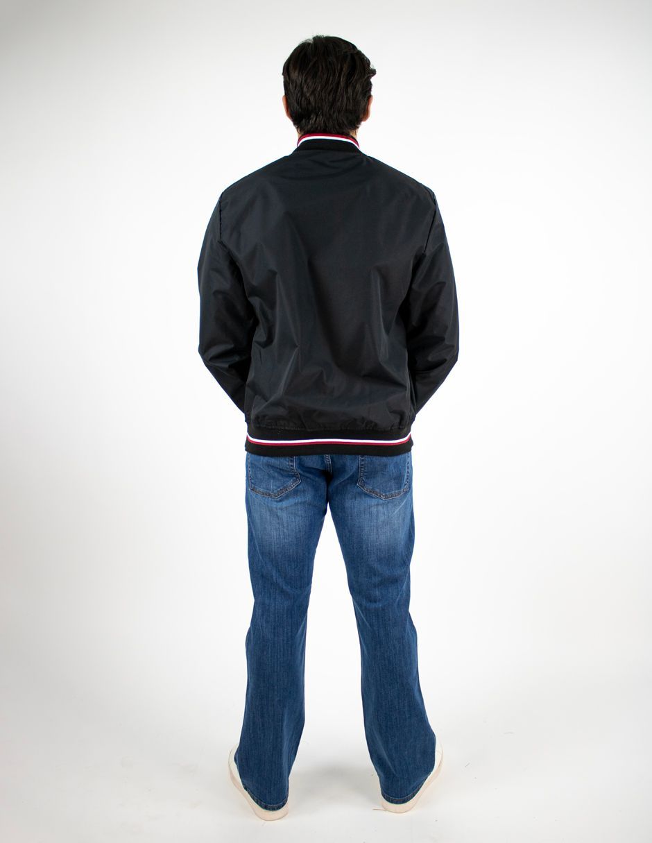 EXCLUSIVO SUBURBIA 260428NEGRO Chamarra Furor Bomber Poliester Negro