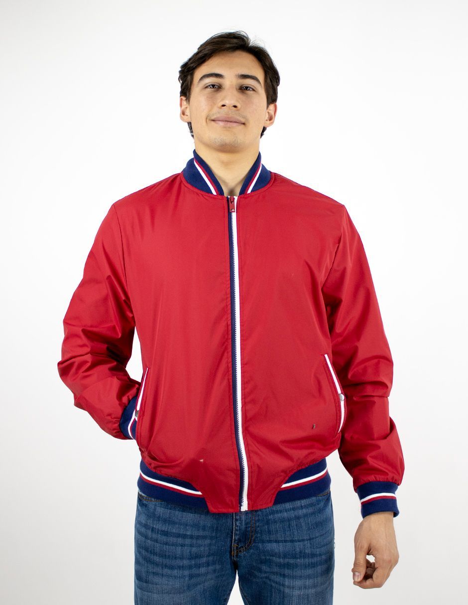 EXCLUSIVO SUBURBIA 260428VERDE Chamarra Furor Bomber Poliester Rojo