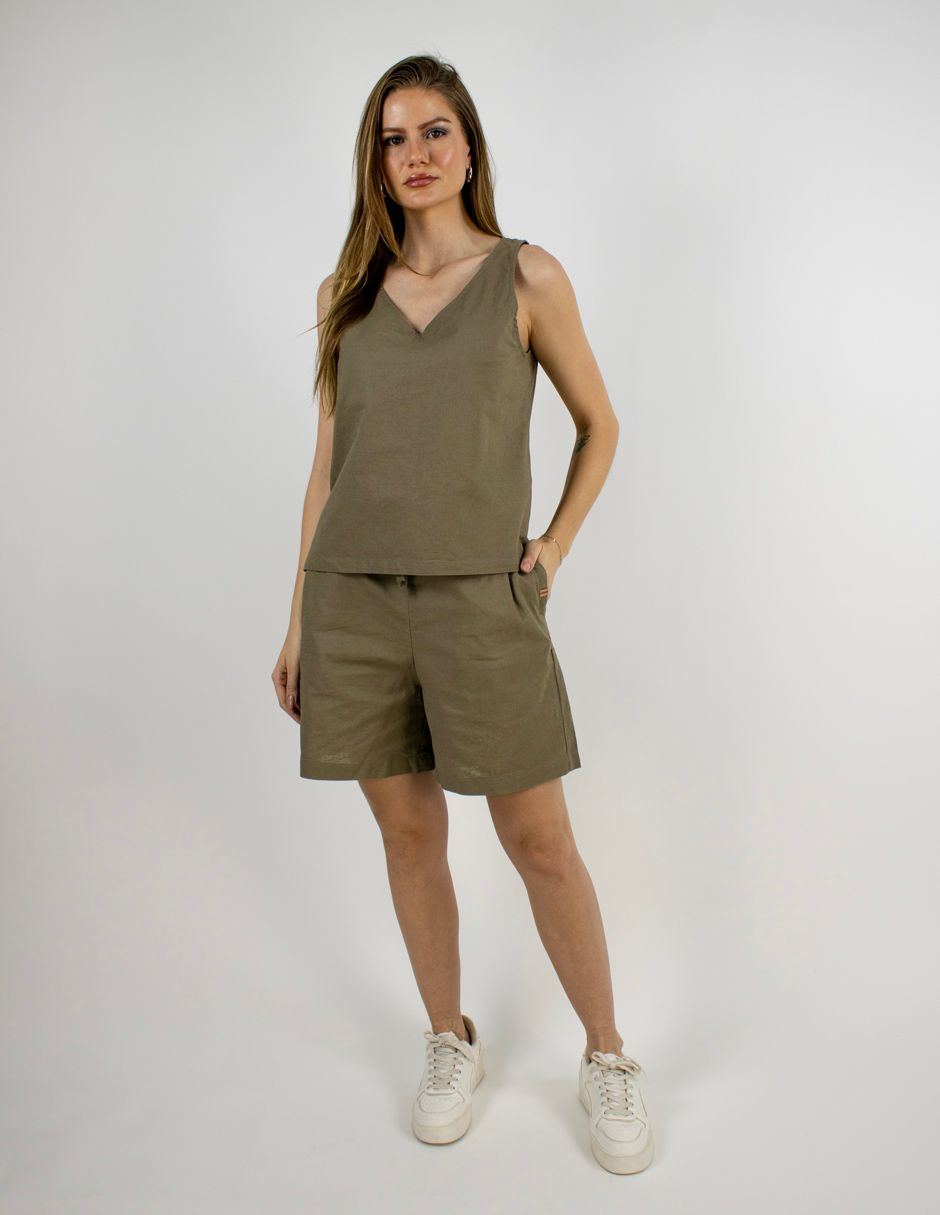 EXCLUSIVO BOUTIQUESLE2601OLIVO Conjunto Furor 2 Piezas Algodón Olivo
