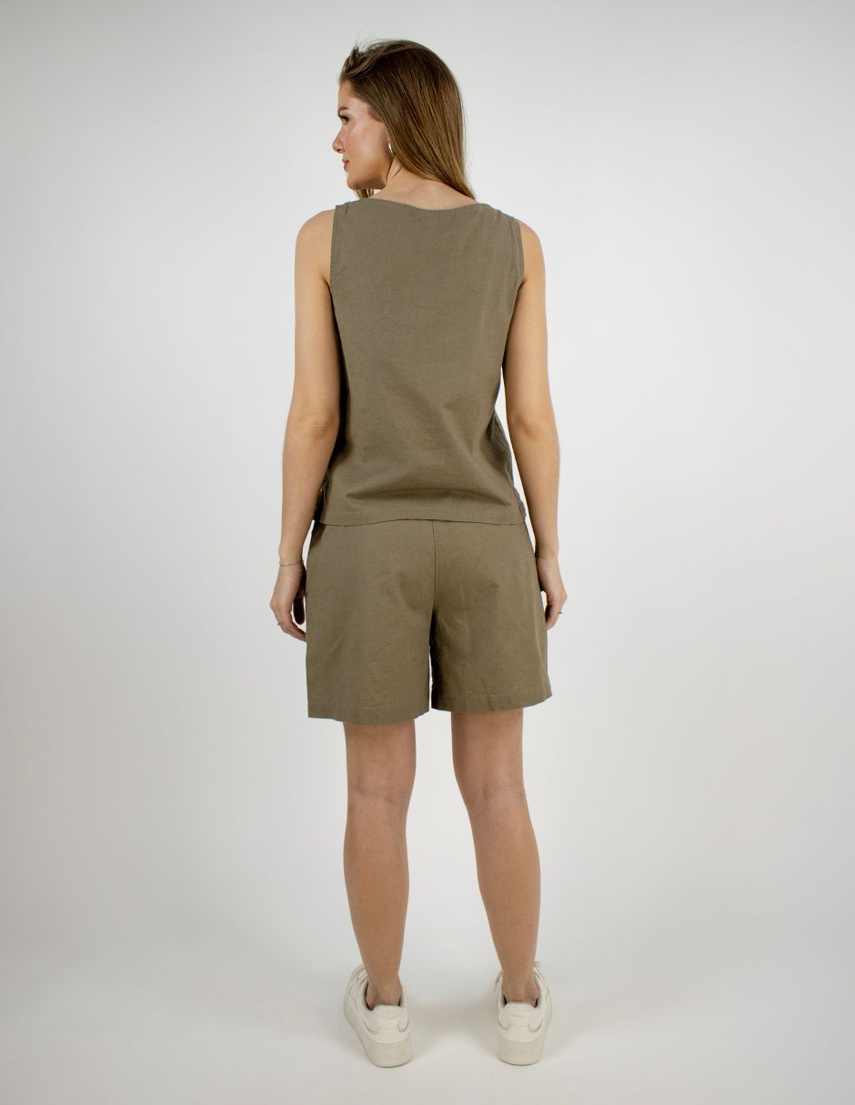 EXCLUSIVO BOUTIQUESLE2601OLIVO Conjunto Furor 2 Piezas Algodón Olivo