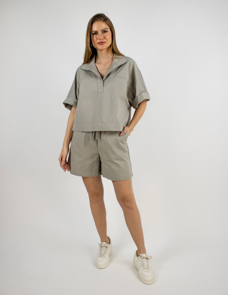 EXCLUSIVO BOUTIQUESLE2602TOPO Conjunto Furor 2 Piezas Algodón Topo