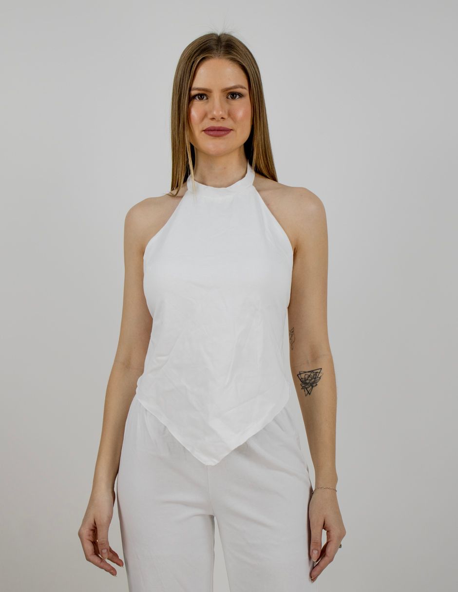 EXCLUSIVO SUBURBIA SOM2503BLANCO Conjunto Furor 2 Piezas Algodón Blanco