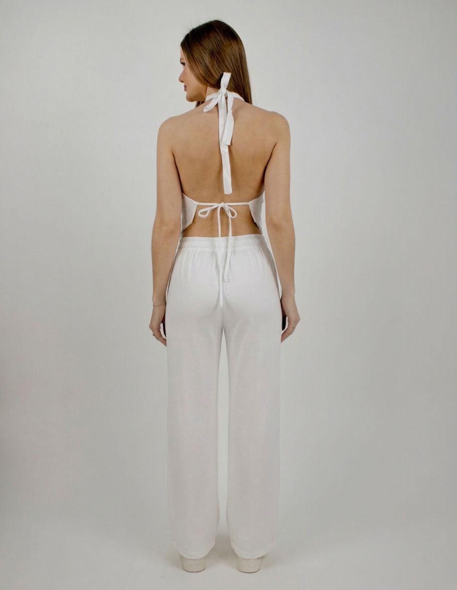 EXCLUSIVO SUBURBIA SOM2503BLANCO Conjunto Furor 2 Piezas Algodón Blanco