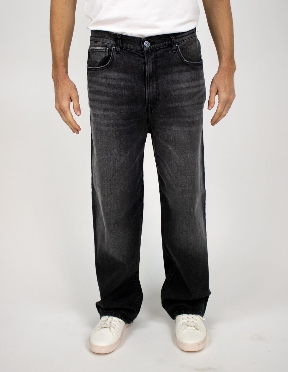 EXCLUSIVO SUBURBIA BAGGY02262 Jeans Furor Baggy Mezclilla Gris Oscuro