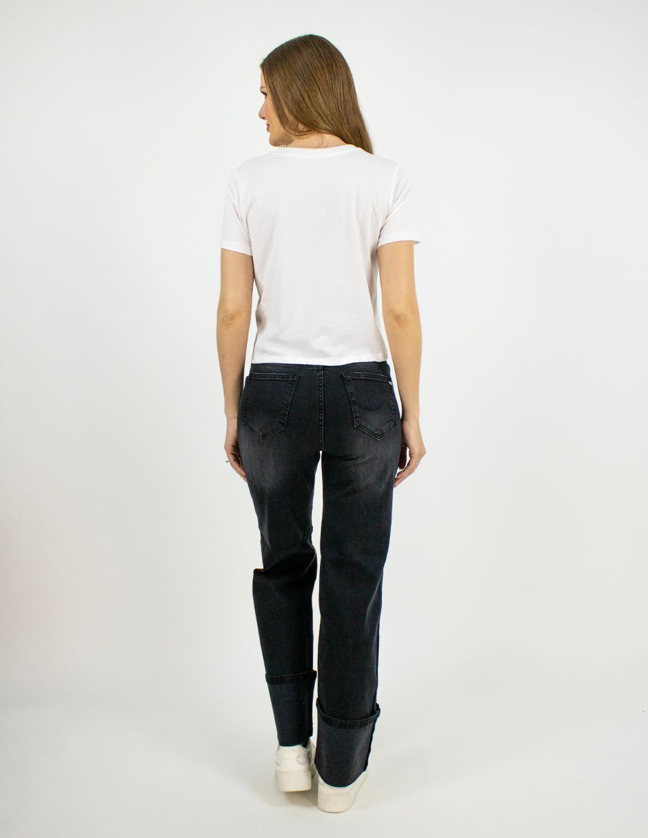 EXCLUSIVO SUBURBIA FLARE0626 Jeans Furor Flare Mezclilla Black Wash