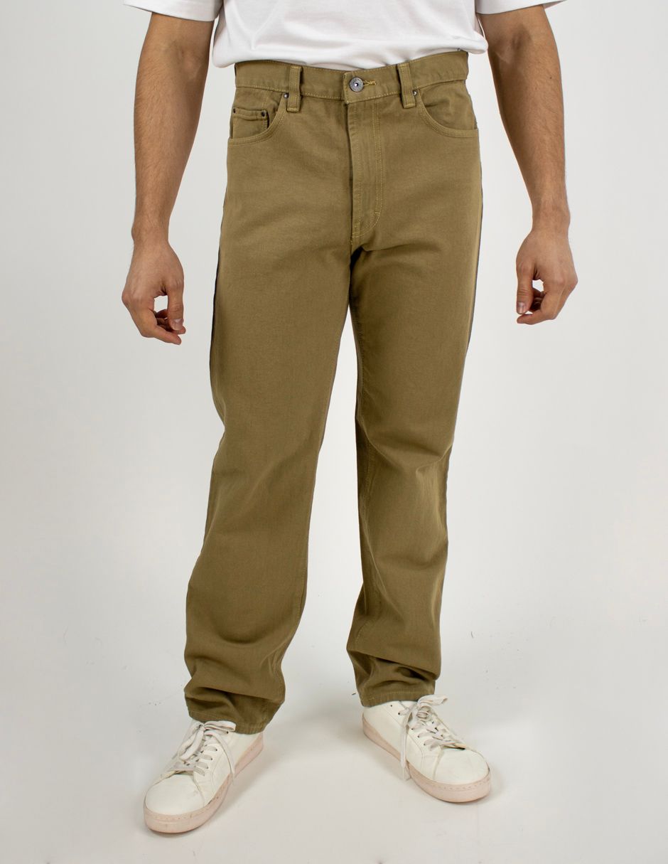 EXCLUSIVO SUBURBIA MAVC05262 Jeans Furor Regular Mezclilla Pigmento Khaki
