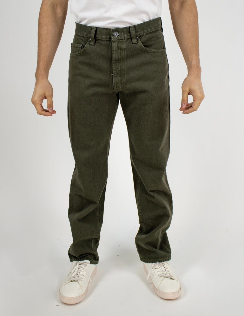 EXCLUSIVO SUBURBIA MAVC05261 Jeans Furor Regular Mezclilla Pigmento Olivo