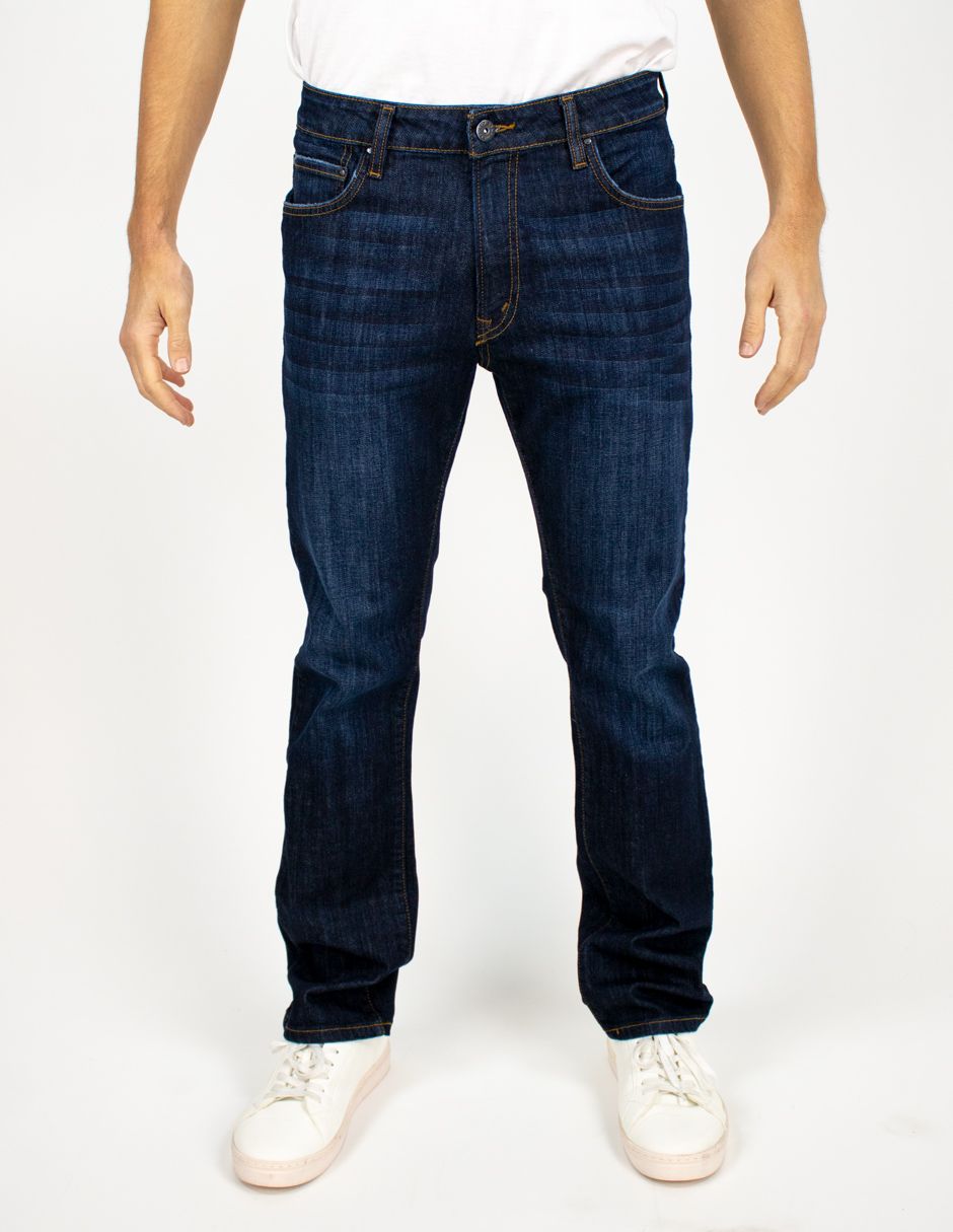EXCLUSIVO SUBURBIA OS02265 Jeans Furor Original Straight Mezclilla Deep Índigo