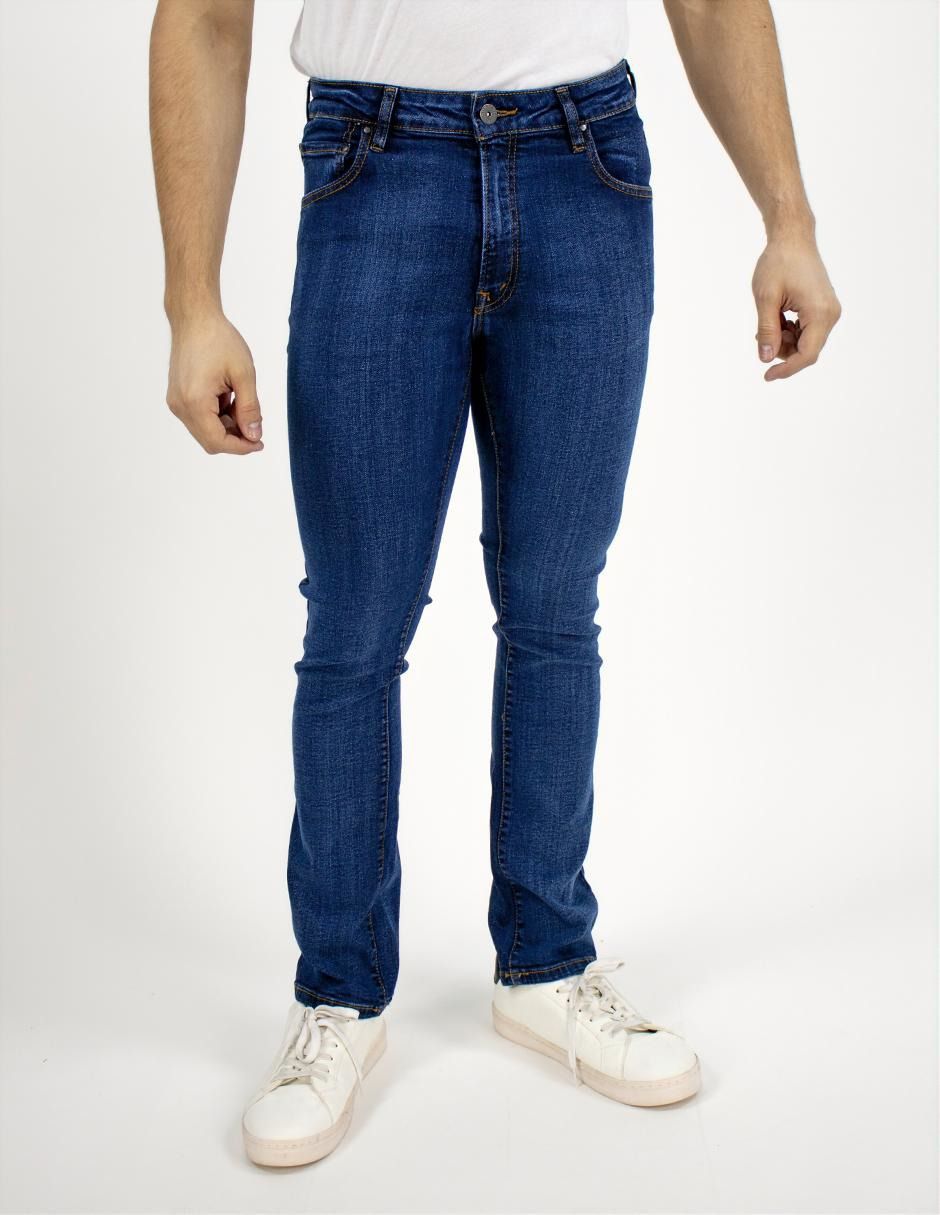 EXCLUSIVO SUBURBIA OS052610 Jeans Furor Original Straight Mezclilla Dark Índigo