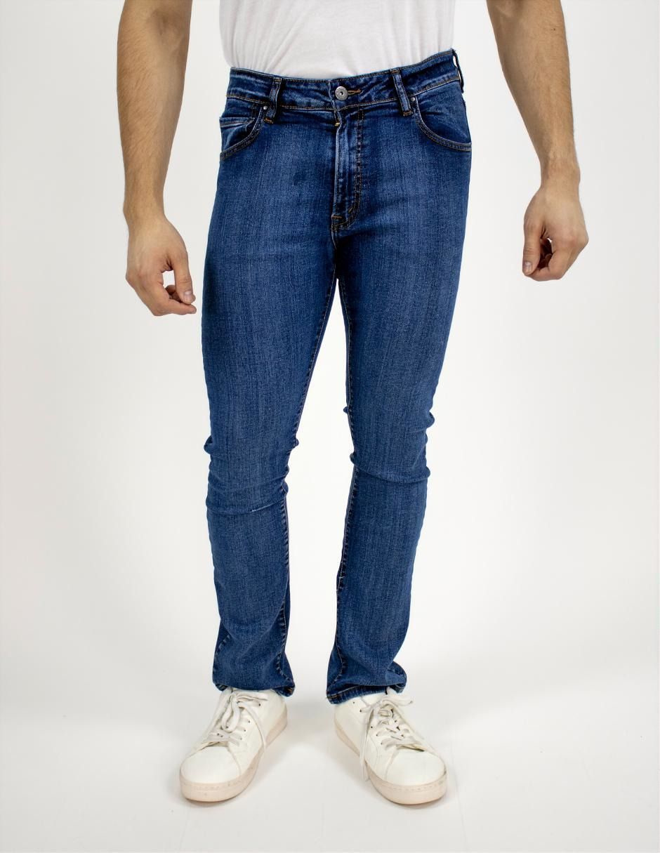 EXCLUSIVO SUBURBIA OS05269 Jeans Furor Original Straight Mezclilla Deep Índigo
