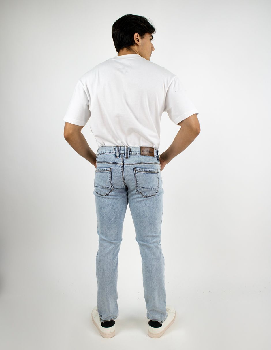 EXCLUSIVO SUBURBIA SLIM04264 Jeans Furor Slim Mezclilla Acid Wash Bleached