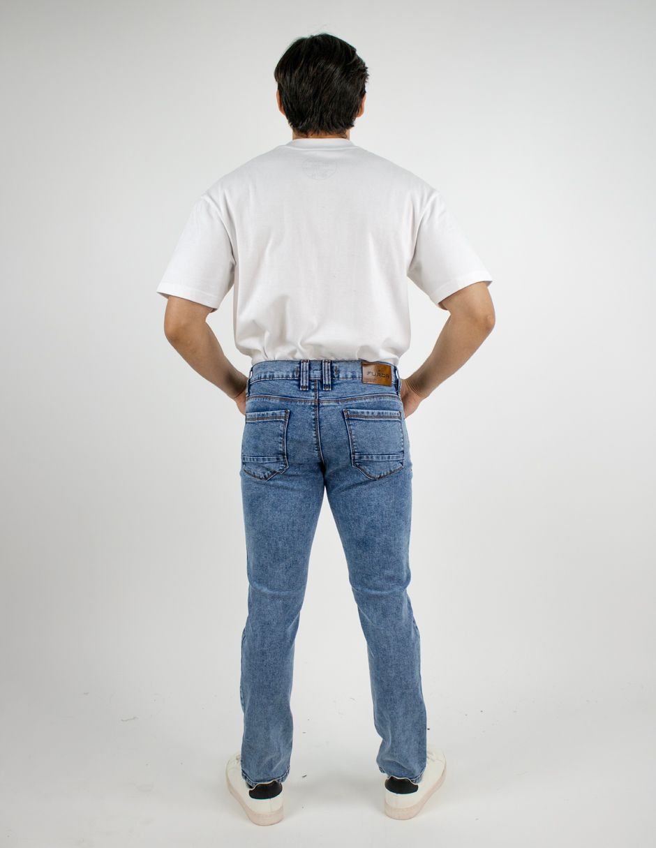 EXCLUSIVO SUBURBIA SLIM04266 Jeans Furor Slim Mezclilla Acid Wash Midnight