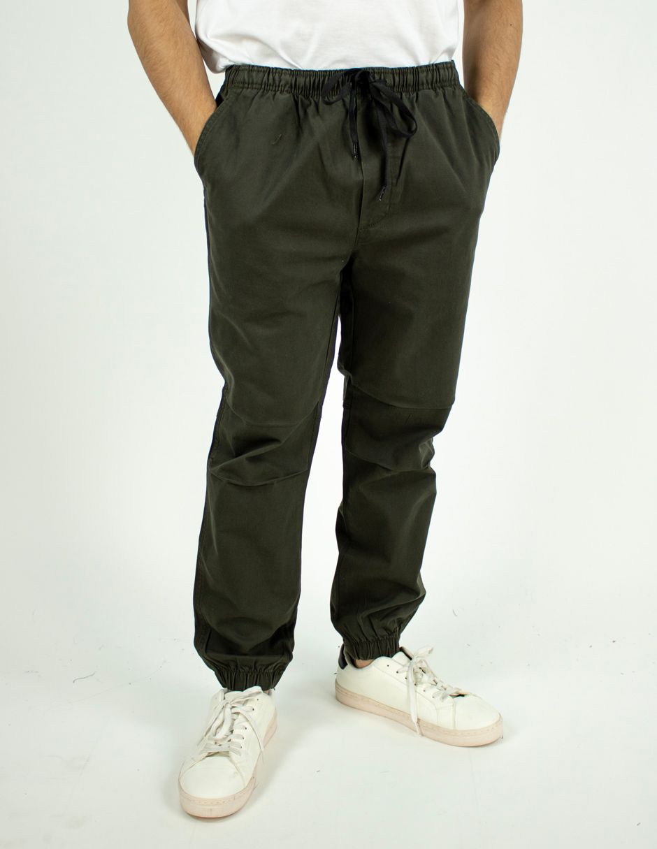 EXCLUSIVO SUBURBIA JOGGER20268 Jogger Furor Gabardina Olivo