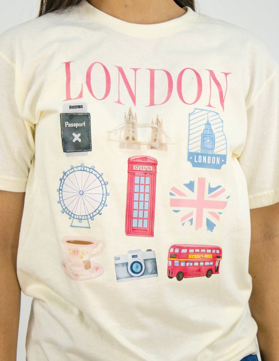 Camiseta blanca con la palabra 