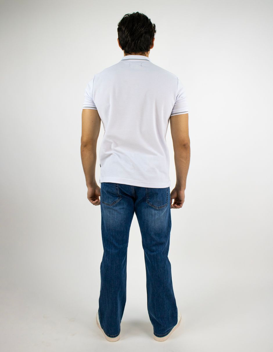 EXCLUSIVO SUBURBIA FPBASIC0126BLANCO Playera Furor Polo Tejido de Punto Blanco