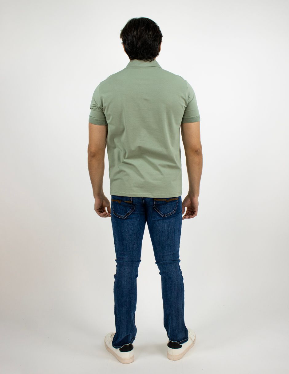 EXCLUSIVO BOUTIQUES T10404859 Polo Furor Chifón Aceituna