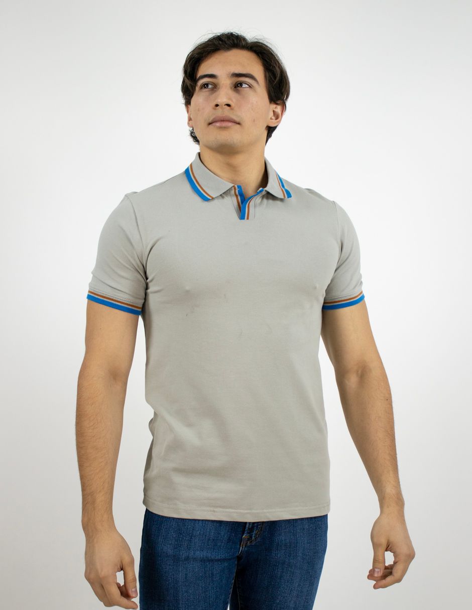 EXCLUSIVO BOUTIQUES T10404861 Polo Furor Chifón Gris Olivo