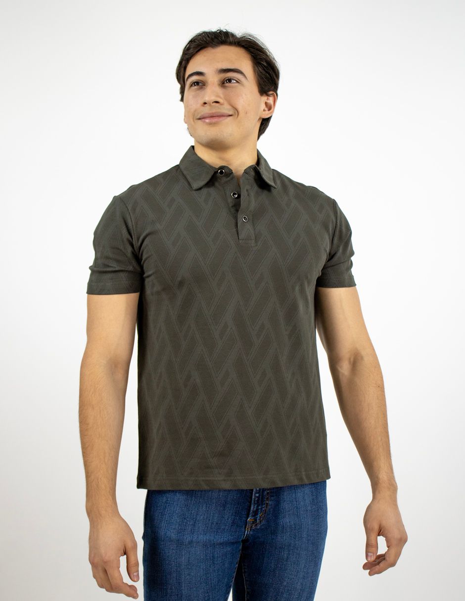 EXCLUSIVO BOUTIQUES T10404862 Polo Furor Chifón Militar All Print