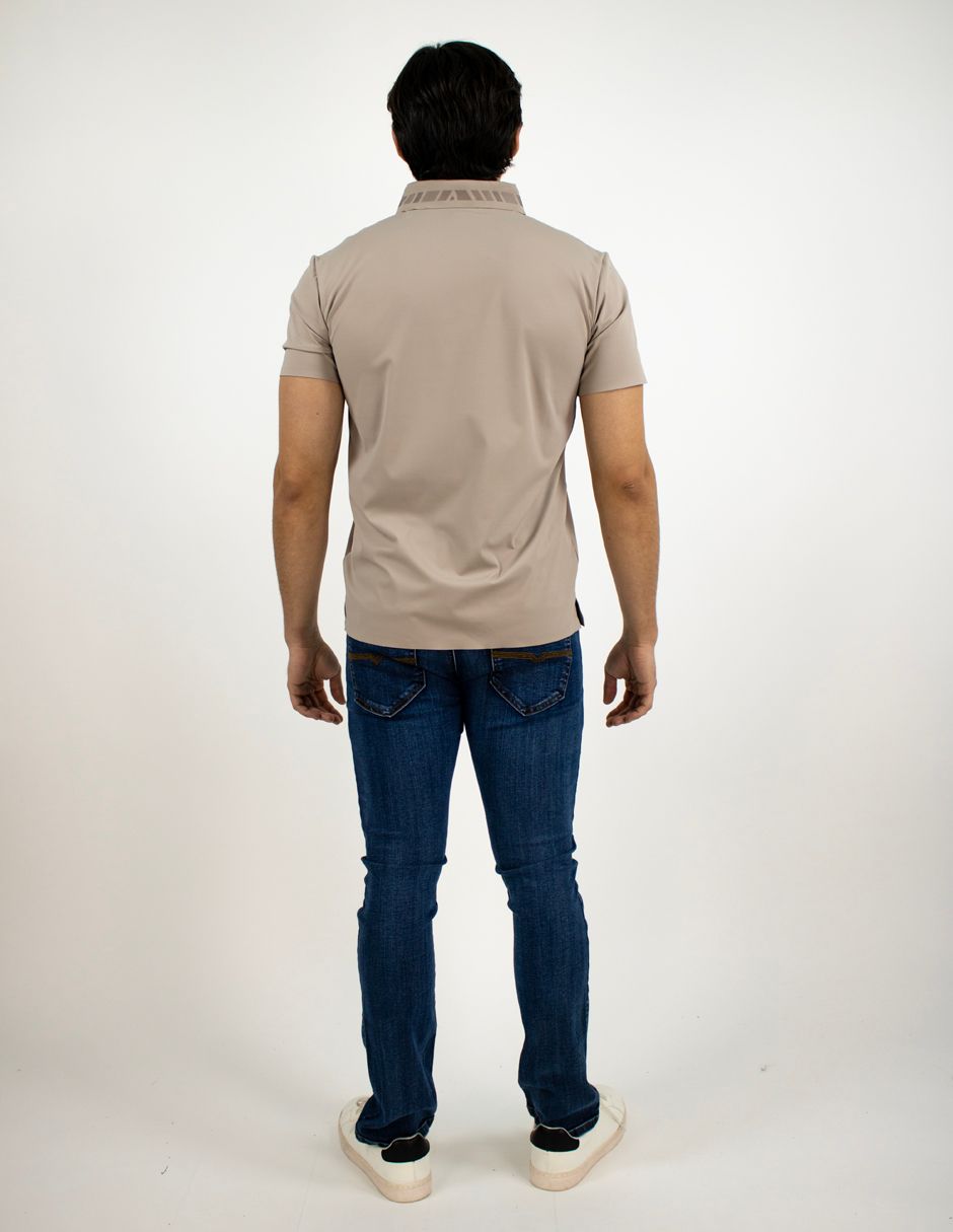 EXCLUSIVO BOUTIQUES T10404864 Polo Furor Poliamida Stretch Beige