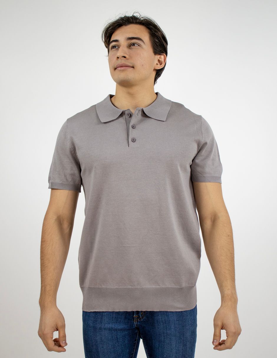 EXCLUSIVO BOUTIQUES T10404866 Polo Furor Tejido de Punto Gris