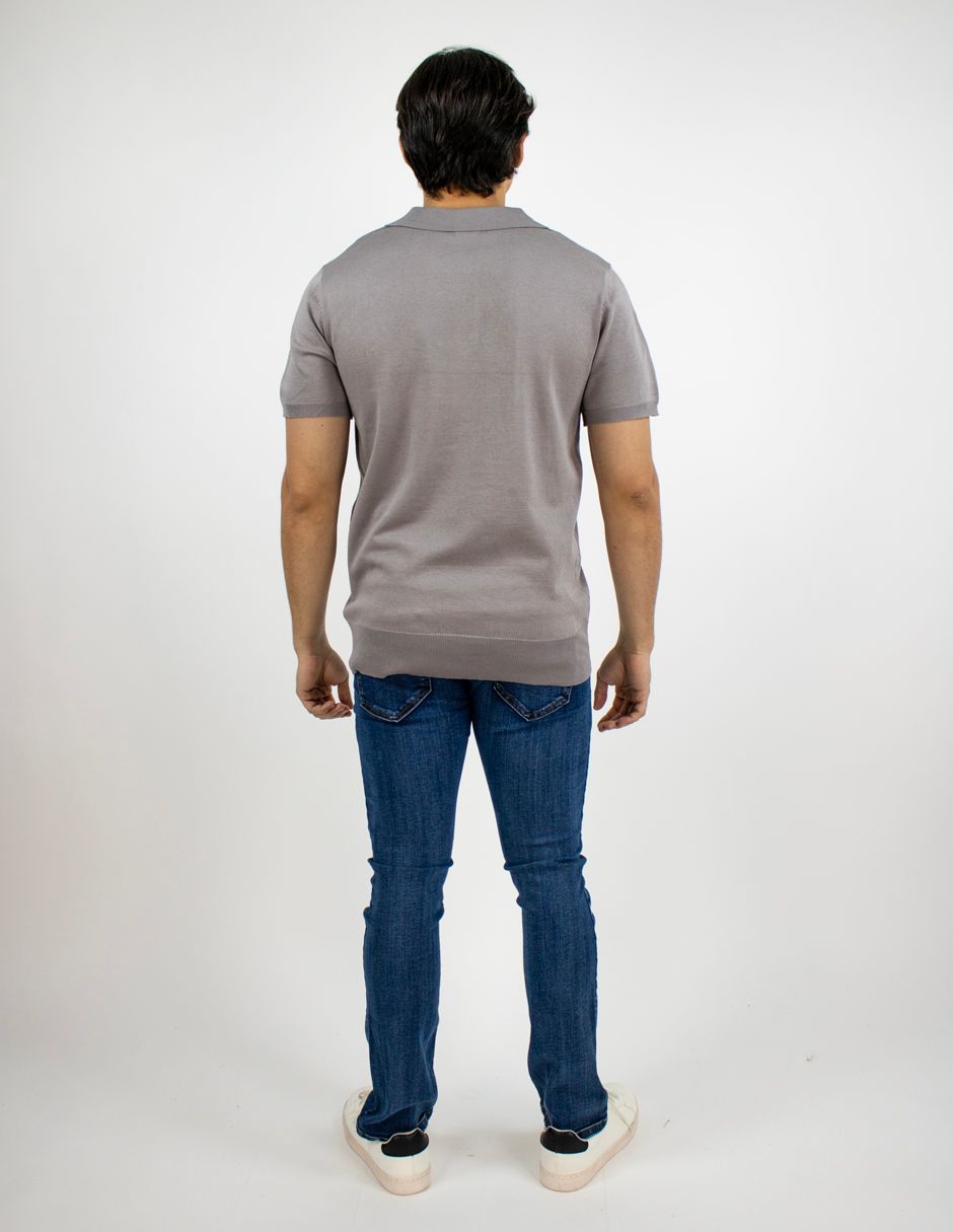 EXCLUSIVO BOUTIQUES T10404866 Polo Furor Tejido de Punto Gris