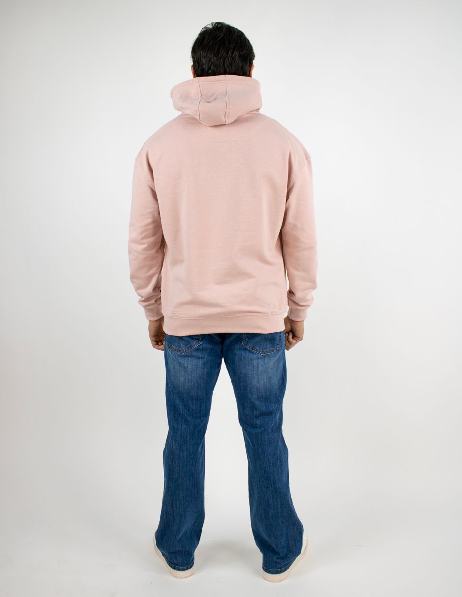EXCLUSIVO SUBURBIA SDHOODIE02PALODEROSA Sudadera Furor Hoodie Bolso Canguro Poliéster Algodón Palo de Rosa
