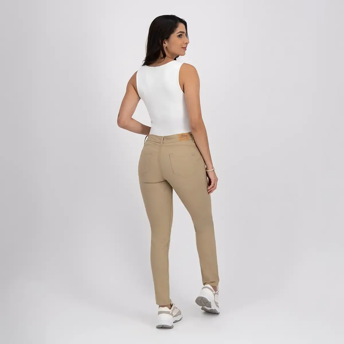 Jeans Furor Pink Gabardina