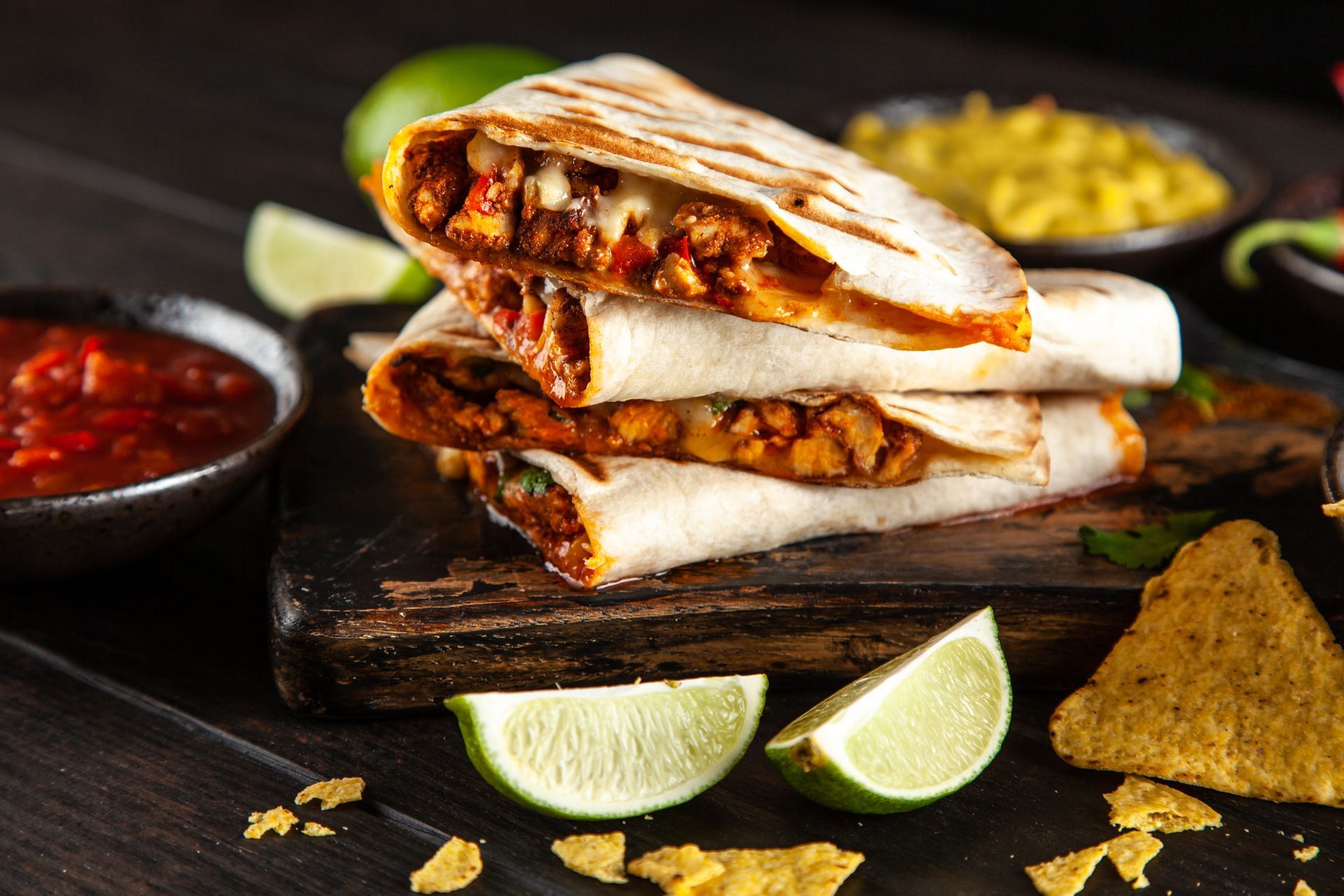 quesadillas