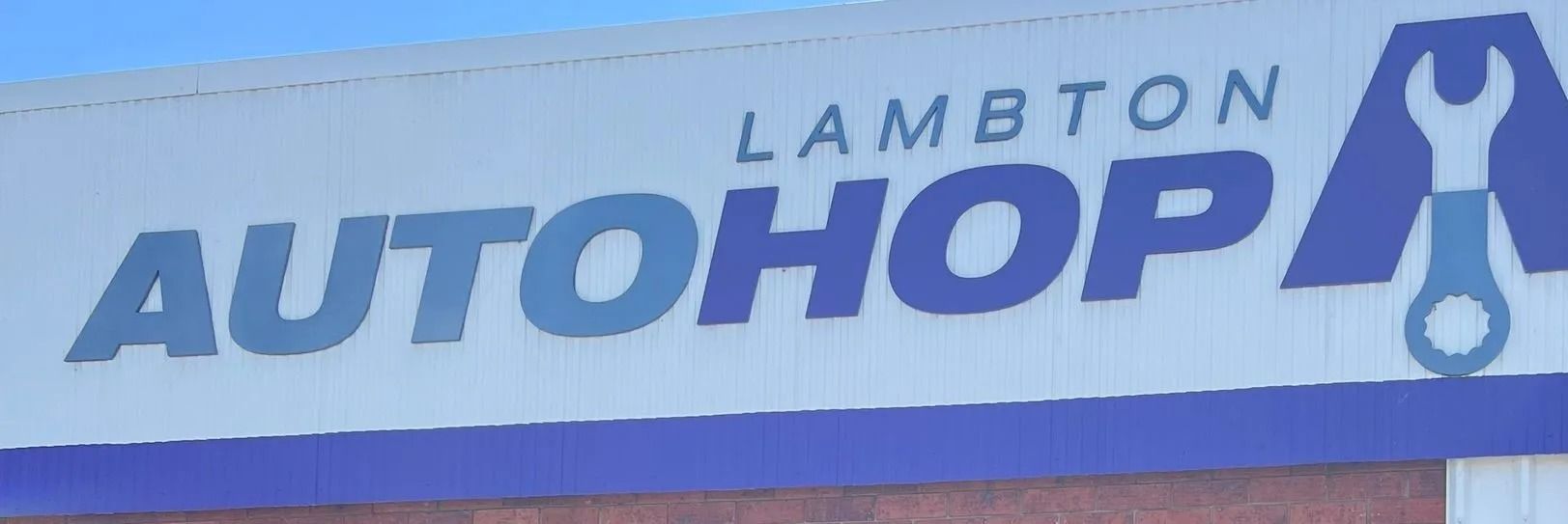 Sign for Lambton Autohop, a Car Repair Shop — AutoHop Lambton in Lambton, NSW