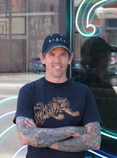 Jason Hobbie, the owner of Classic Tattoo