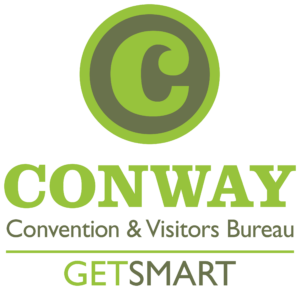 The Conway Convention & Visitors Bureau logo featuring a green